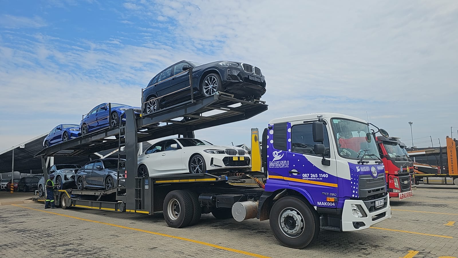 Vehicle transport truck Durban to Johannesburg